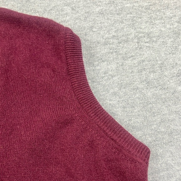 Vtg LORD JEFF Size XL 100% Virgin Australian Lambswool Sweater Vest USA Made - Picture 3 of 11